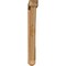 Ekena Millwork Traditional Arts and Crafts Rough Sawn Bracket w/ Offset Brace, Western Red Cedar, 6"W x 48"D x 48"H BKT0604X48X48TRA03RWR - alternate 3